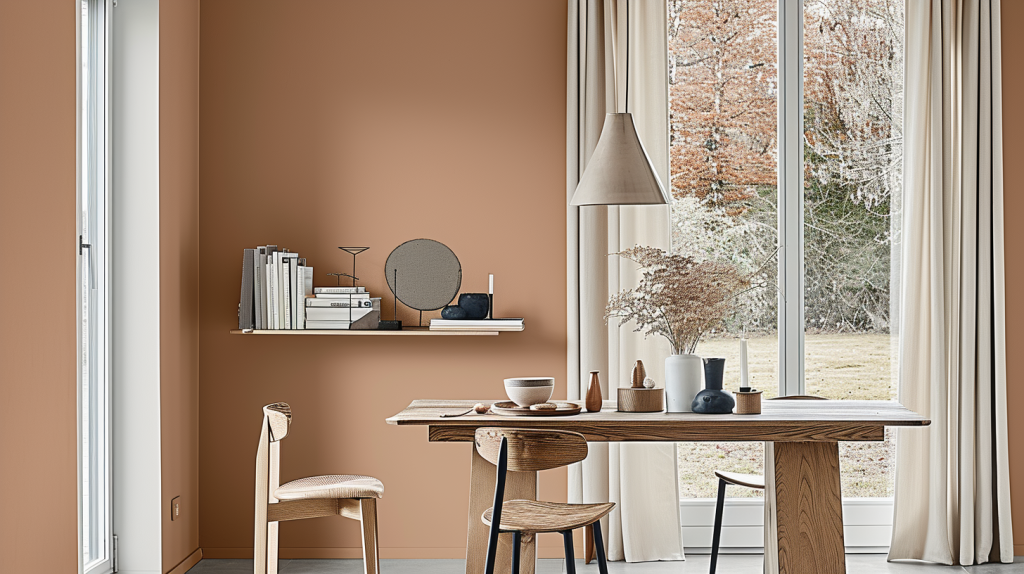 עיצוב בגוונים חמים עם אור טבעי יוצר תחושת רוגע, שייכות ואיזון יומיומי בבית
