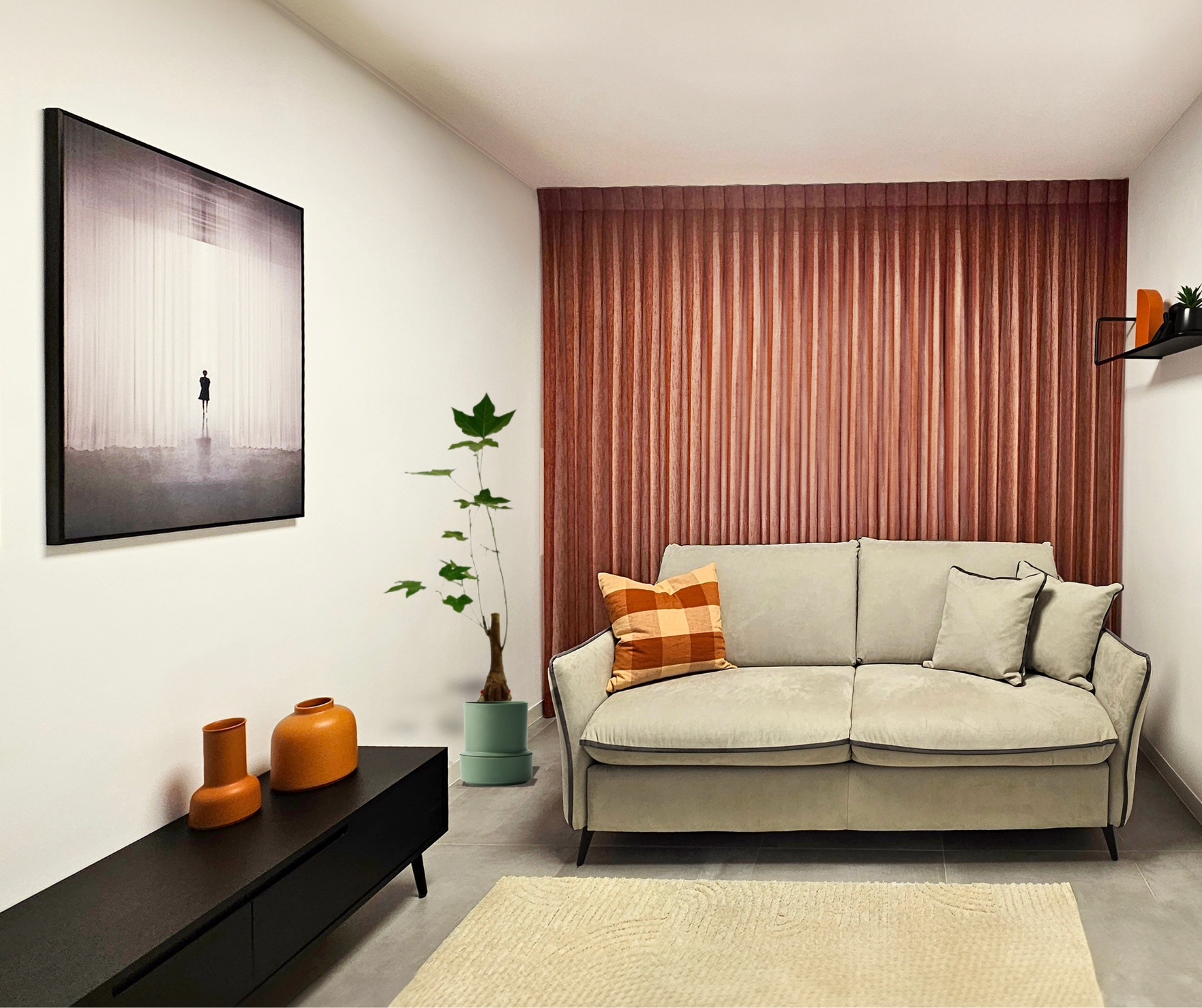 Renovation and interior design for a garden apartment in the Haifa area – when the children left, the house was reborn